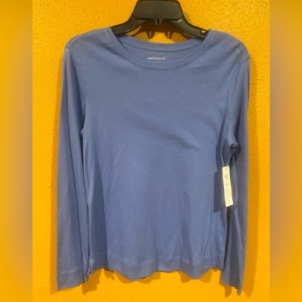 Westbound light blue small T shirt